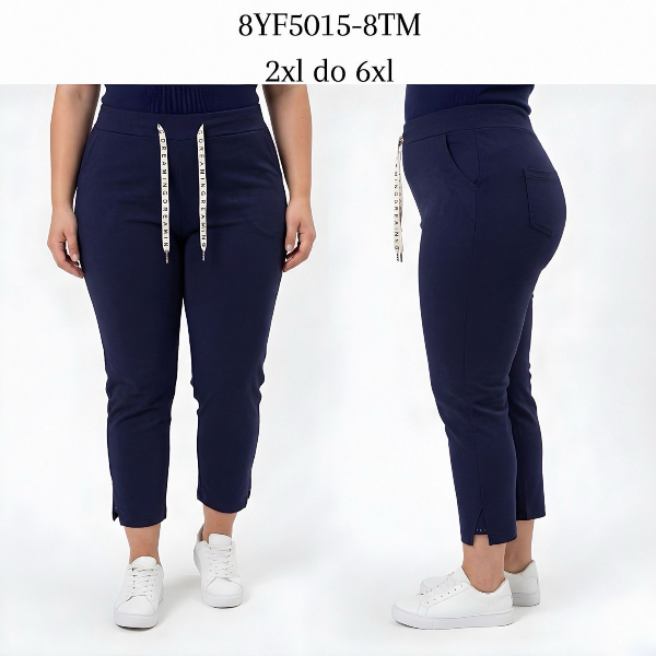 Spodnie damskie 7/8 Roz 2XL-6XL, Mix Kolor Paczka 10 szt 1